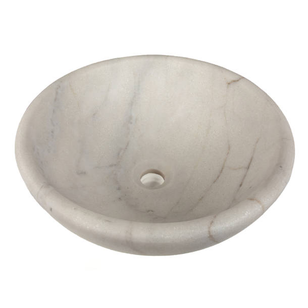 EdenBath Eden Bath Echo 17'' Stone Circular Vessel Bathroom Sink Wayfair
